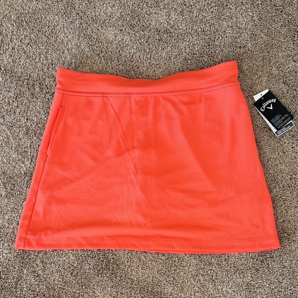 Callaway Women's Vibrant Salmon Golf Skort